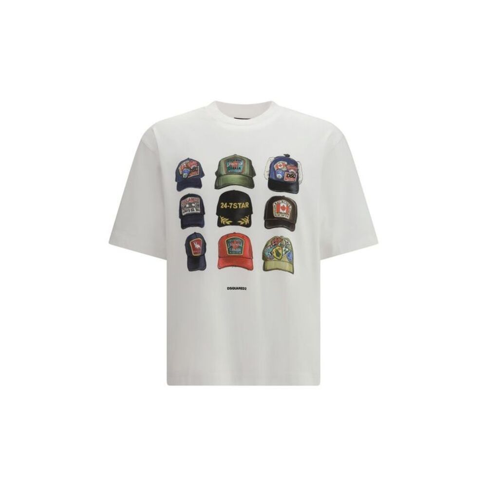 Dsquared² White Cotton Men's T-Shirt